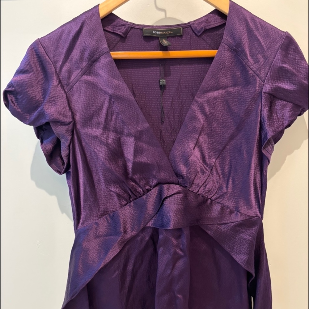 NWOT BCBG 100% silk top size s